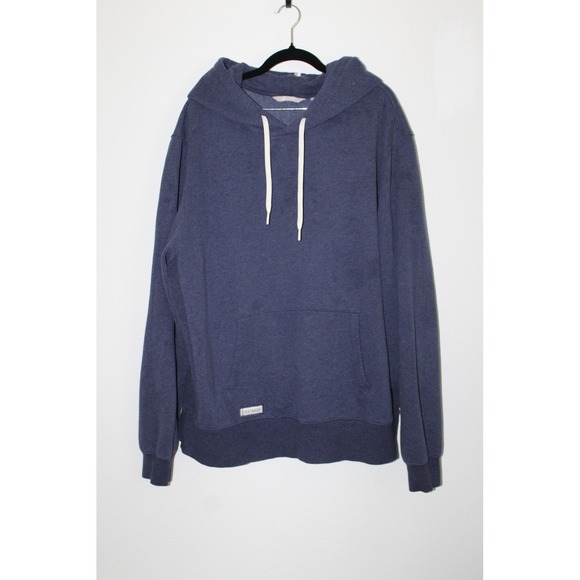 Rhoback Other - Rhoback Men's XXL Heather Navy Blue Pullover Hoodie Performance Fleece Cotton